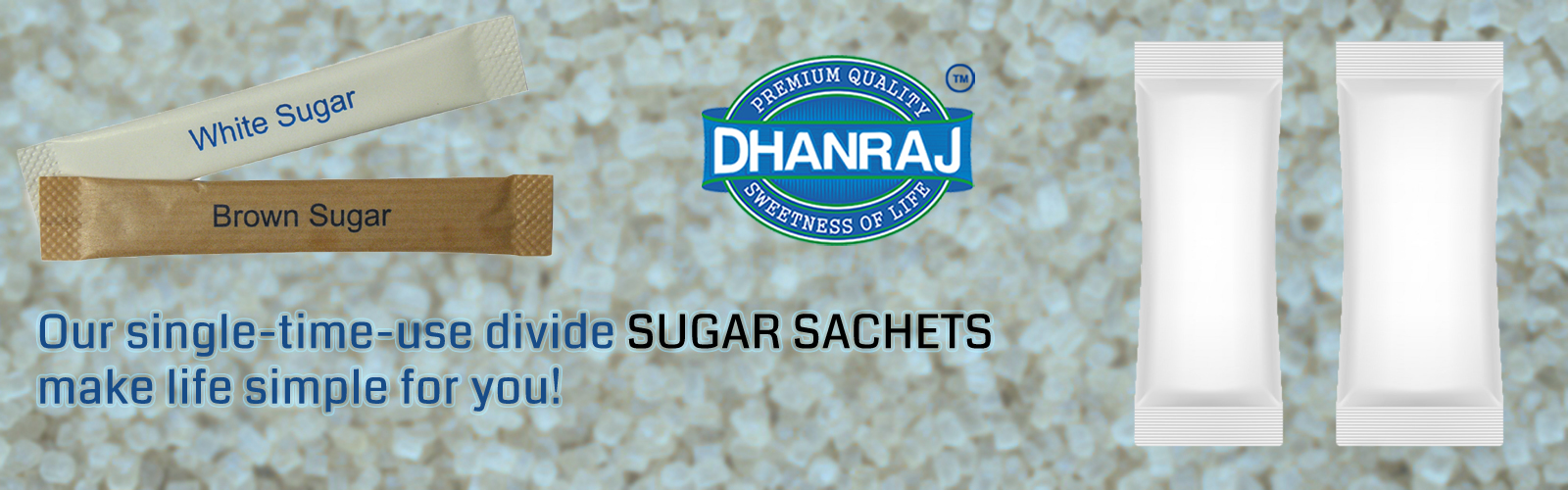 Sugar Sachets manufacturers exporters suppliers in India, Gujarat
